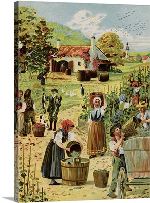 The Harvest in France, From Across The World, Editions Magnin, 1910