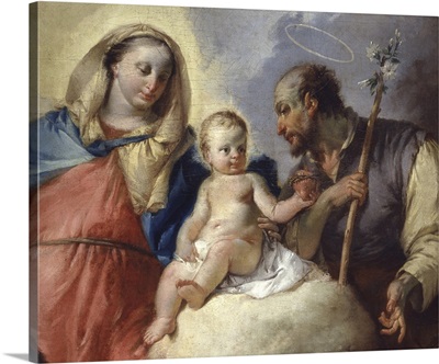 The Holy Family Appears To A Saint, By Francesco Zugno