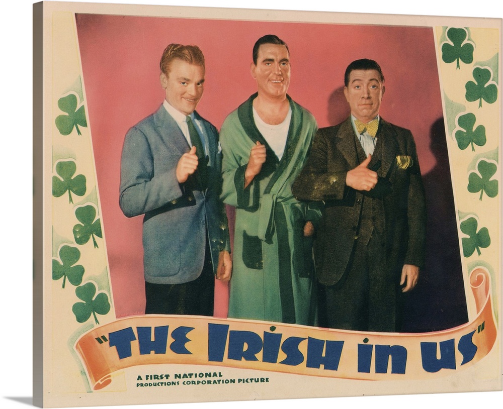 The Irish In Us, Lobbycard, From Left: James Cagney, Pat O'Brien, Frank Mchugh, 1935.