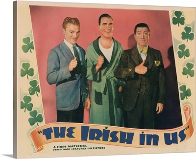 The Irish In Us, Lobbycard, James Cagney, Pat O'Brien, Frank McHugh, 1935
