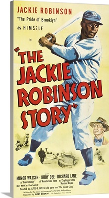 The Jackie Robinson Story - Vintage Movie Poster