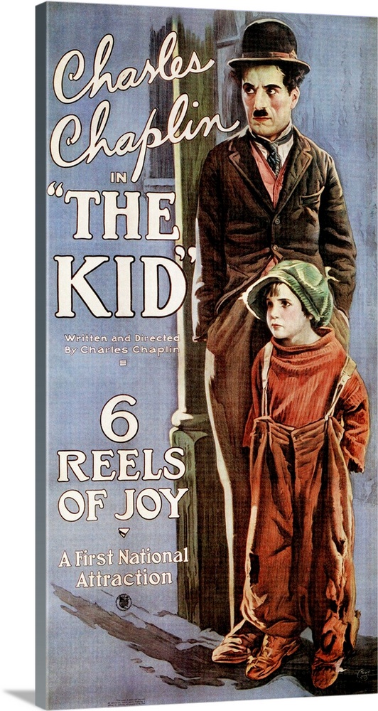 THE KID, from left: Charlie Chaplin, Jackie Coogan, 1921.