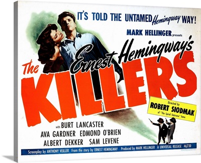 The Killers, Ava Gardner, Burt Lancaster, 1946