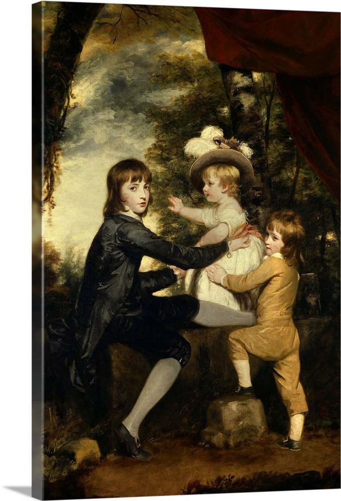 Sir Joshua Reynolds, English School. The Lamb Children, Frederick James and William Lamb, children of 1st Viscount Melbour...