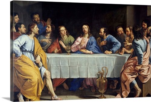 The Last Supper, 1648, By Flemish Painter Philippe de Champaigne ...