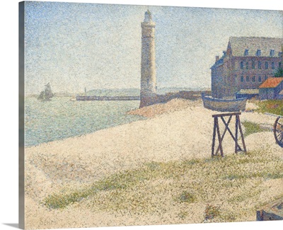 The Lighthouse at Honfleur, by Georges Seurat, 1886