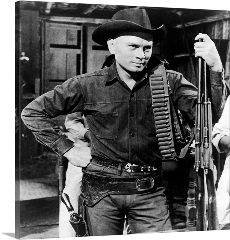 The Magnificent Seven, Yul Brynner, 1960 Wall Art, Canvas Prints ...