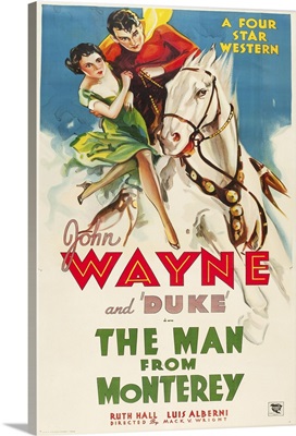 The Man from Monterey - Vintage Movie Poster
