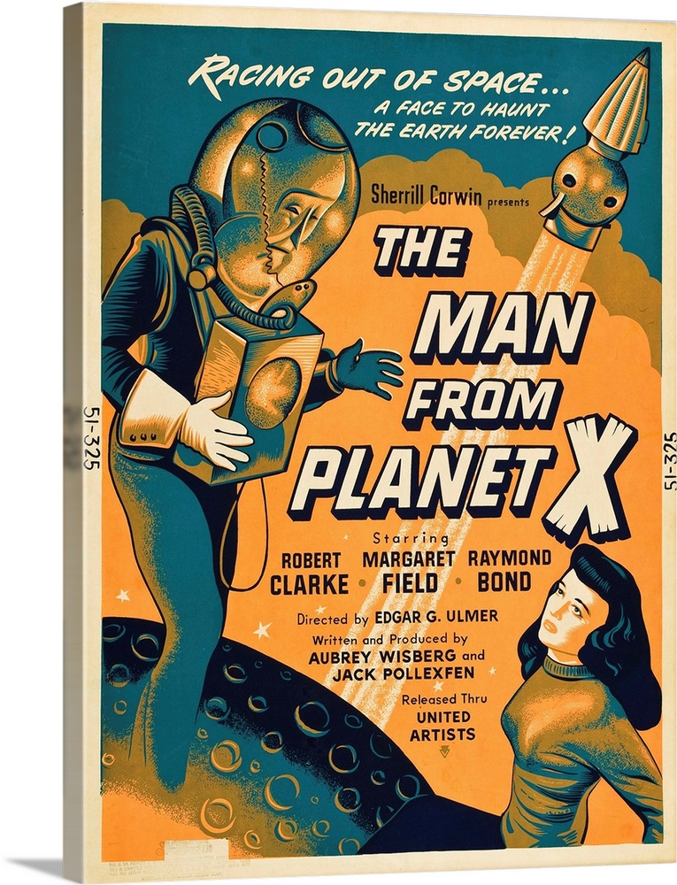The Man From Planet X - Vintage Movie Poster