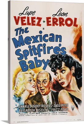 The Mexican Spitfire's Baby, Marion Martin, Leon Errol, Lupe Velez, 1941