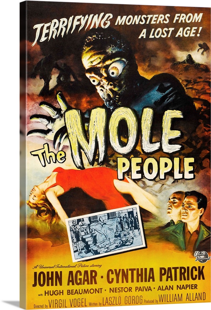 The Mole People - Vintage Movie Poster