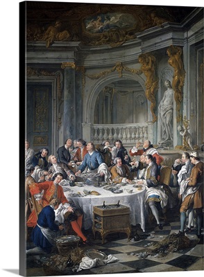 The Oyster Lunch, 1735, By Jean Francois de Troy, French, oil on canvas
