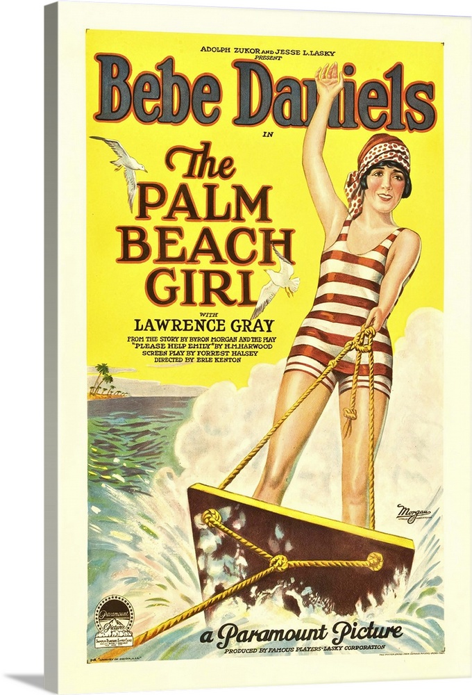 The Palm Beach Girl - Vintage Movie Poster