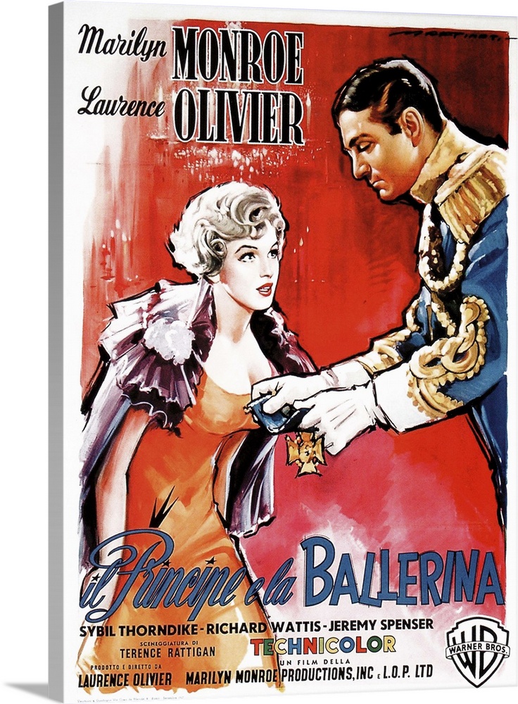 The Prince And The Showgirl, (aka Il Principe E La Ballerina), Italian Poster Art, From Left: Marilyn Monroe, Laurence Oli...
