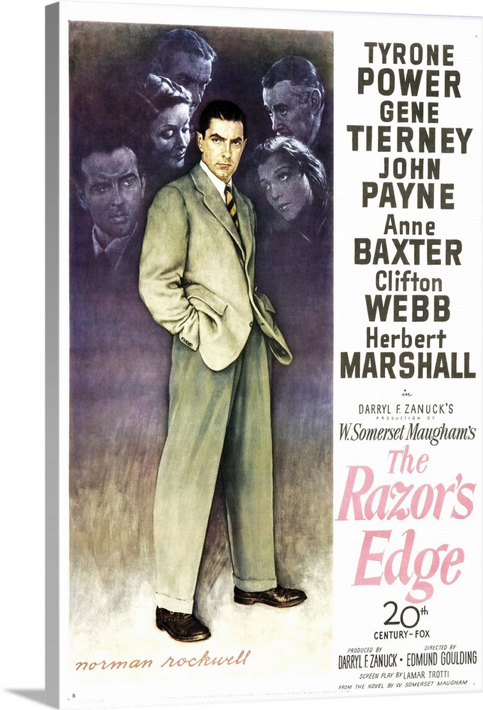 The Razor's Edge - Vintage Movie Poster