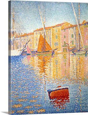 The Red Buoy, 1895, By Paul Signac, French, oil on canvas