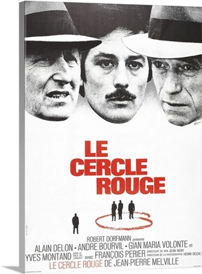 The Red Circle, Andre Bourvil, Alain Delon, Yves Montand, 1970