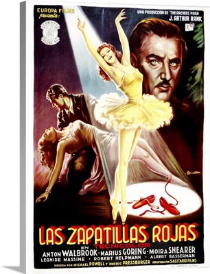 The Red Shoes, Poster Art From Spain, 1948