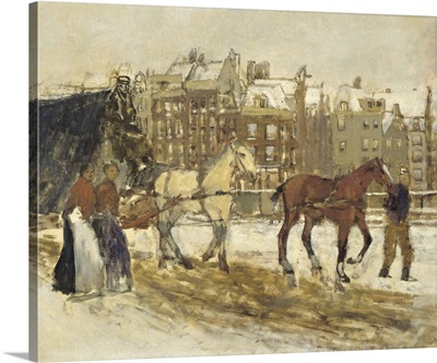 The Rokin, Amsterdam, by George Hendrik Breitner, 1923