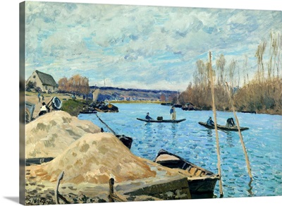 The Seine at Port-Marly, Piles of Sand, 1875