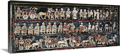 The Standard of Ur, Babylonian mosaic