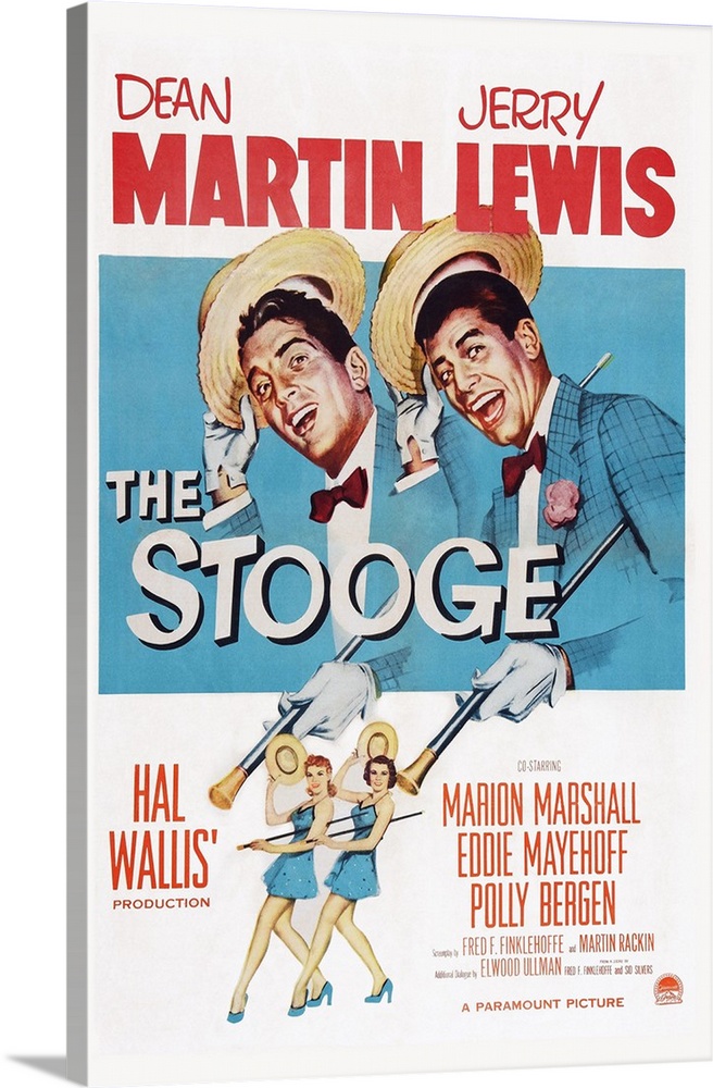 Retro poster artwork for the film The Stooge.