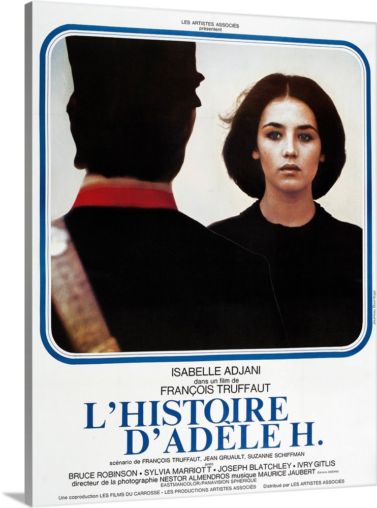 The Story Of Adele H, (aka L'Histoire D'Adele H.), French Poster Art, Isabelle Adjani, 1975.