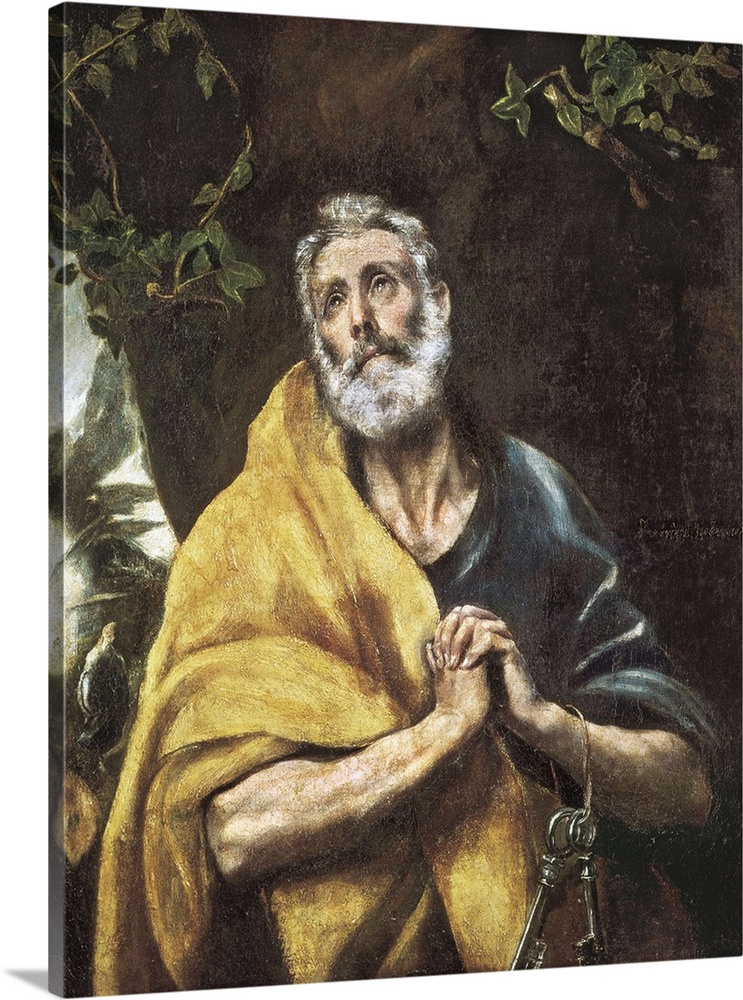 The Tears of Saint Peter. ca. 1594 - 1604. Mannerism art