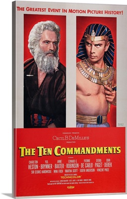 The Ten Commandments, Charlton Heston, Yul Brynner, 1956