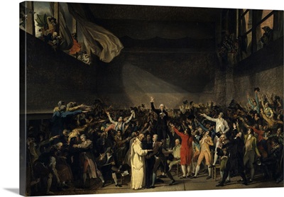 The Tennis Court Oath, June 20, 1789, By Jacques Louis David, After 1791