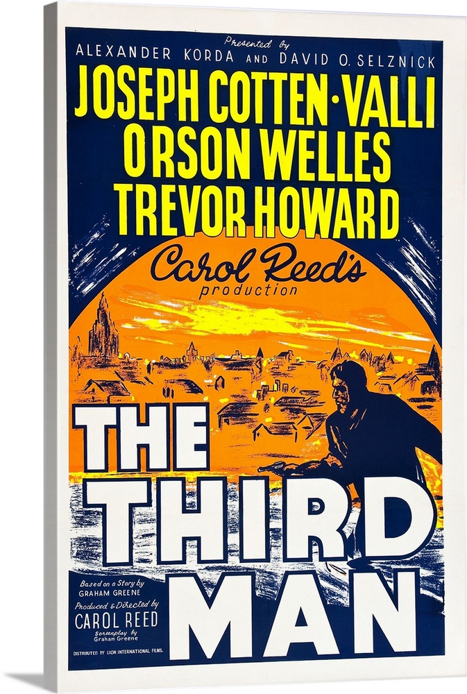 The Third Man, US Poster Art, 1949.