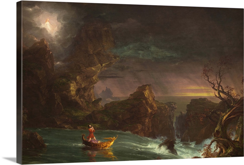 The Voyage of Life: Manhood, by Thomas Cole, 1842