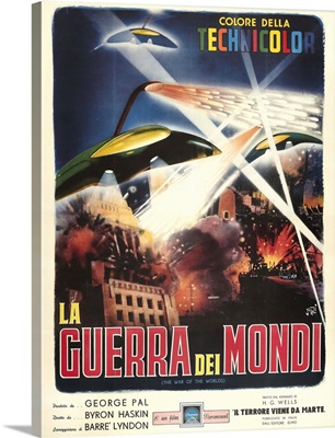 The War Of The Worlds, Italian Poster Art, 1953