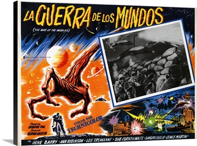 The War Of The Worlds, Mexican Poster Art, 1953