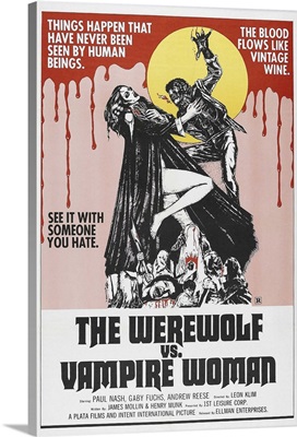 The Werewolf versus Vampire Woman - Movie Poster