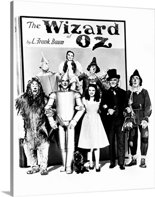 The Wizard Of Oz, Bert Lahr, Jack Haley, Judy Garland, Frank Morgan, Ray Bolger, 1939