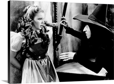 The Wizard Of Oz, From Left, Judy Garland, Margaret Hamilton, 1939