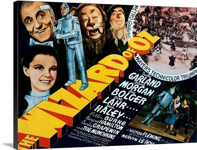 The Wizard Of Oz, Judy Garland, Frank Morgan, Jack Haley, Bert Lahr, Ray Bolger, 1939
