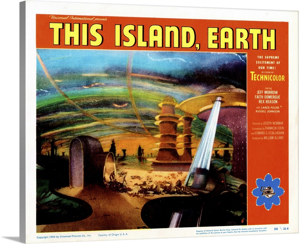 This Island Earth, US Lobbycard, 1955.