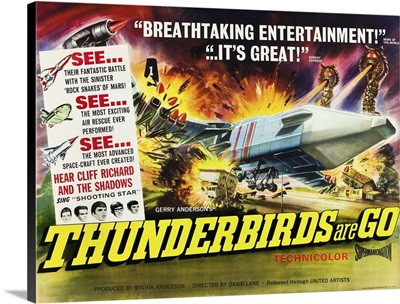Thunderbirds Are Go - Vintage Movie Poster