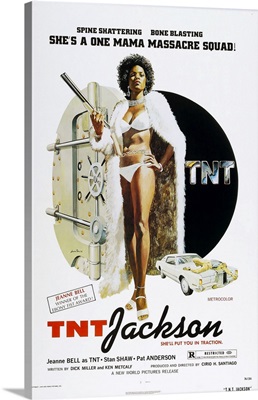 TNT Jackson - Vintage Movie Poster