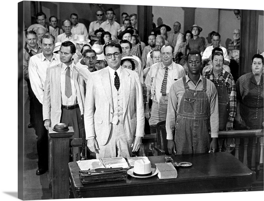 To Kill A Mockingbird, Gregory Peck, Brock Peters, 1962.