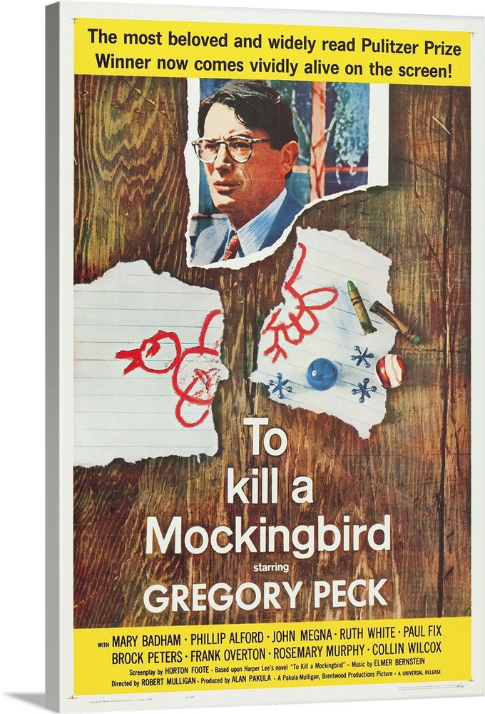 To Kill A Mockingbird - Vintage Movie Poster