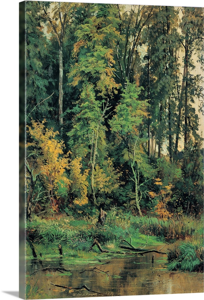 Siskin Ivan Ivanovic, Towards the Autumn, 1880, 19th Century, oil on canvas, Russia Moscow, Tret'jakov National Gallery (1...