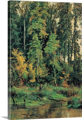 Towards the Autumn, by Ivan Ivanovich Shishkin, 1880. Tretjakov Gallery, Moscow, Russia