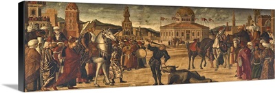 Triumph of St. George, by Vittore Carpaccio, 1504 - 1507. Venice, Italy