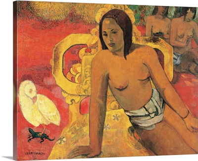 Vairumati, by Paul Gauguin, 1897. Musee d'Orsay, Paris, France