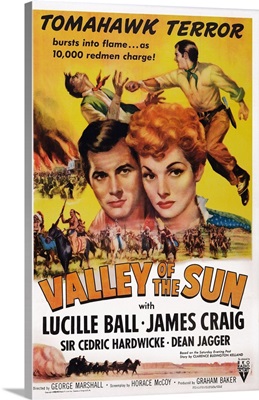 Valley Of The Sun, James Craig, Lucille Ball, 1942