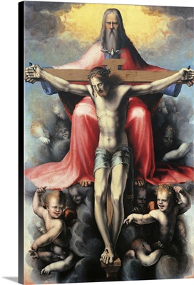 Vallombrosa Altarpiece, Crucifixion,  Andrea del Sarto, 16th c. Uffizi Gallery, Florence