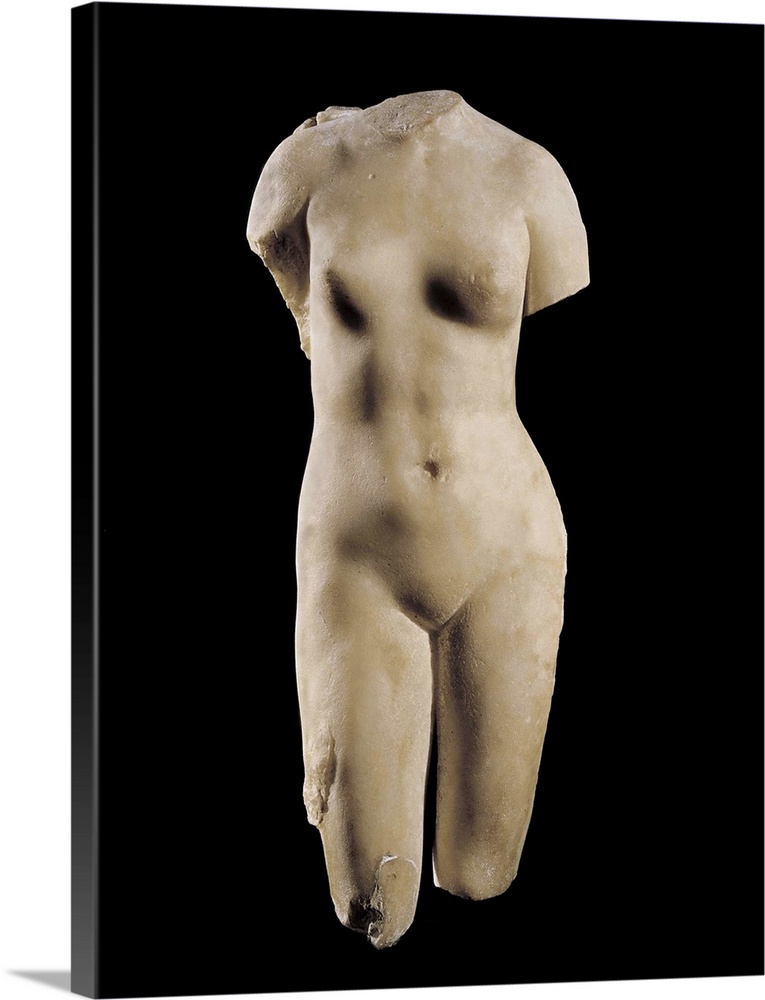 Venus of Badalona. 1st c. Roman art. Early Empire. Sculpture on marble. SPAIN. Barcelona. Archaeology Museum of Catalonia....
